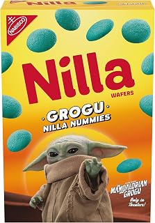 Wafers Grogu NILLA Nummies, Vanilla Wafer Cookies, Limited Edition, 11 oz