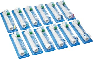 Oral-B Precision Clean Electric Toothbrush Head with CleanMaximiser Technology, Excess Plaque Remover, Pack of 12 Toothbrush Heads, Suitable for Mailbox, White