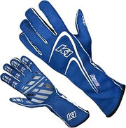 K1 RaceGear Glove Track1 Blue Large SFI 5