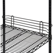 Ledge for Wire Shelves by Global Industrial – 30" L X 4" H, Epoxy, Black, Model AL430B