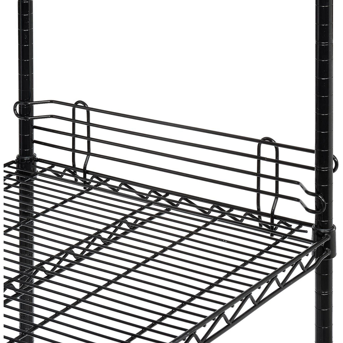 Ledge for Wire Shelves by Global Industrial – 30" L X 4" H, Epoxy, Black, Model AL430B