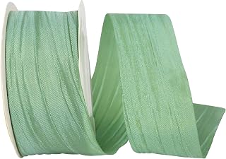 Reliant Ribbon Ribbon - Crinkle Iridescence, Spring Moss, 1-1/2 Inch, 25 Yards