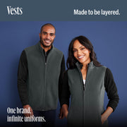 Women's Fleece Vest by Port Authority – XX-Large, Polyester Blend, Grey Steel, Model L702