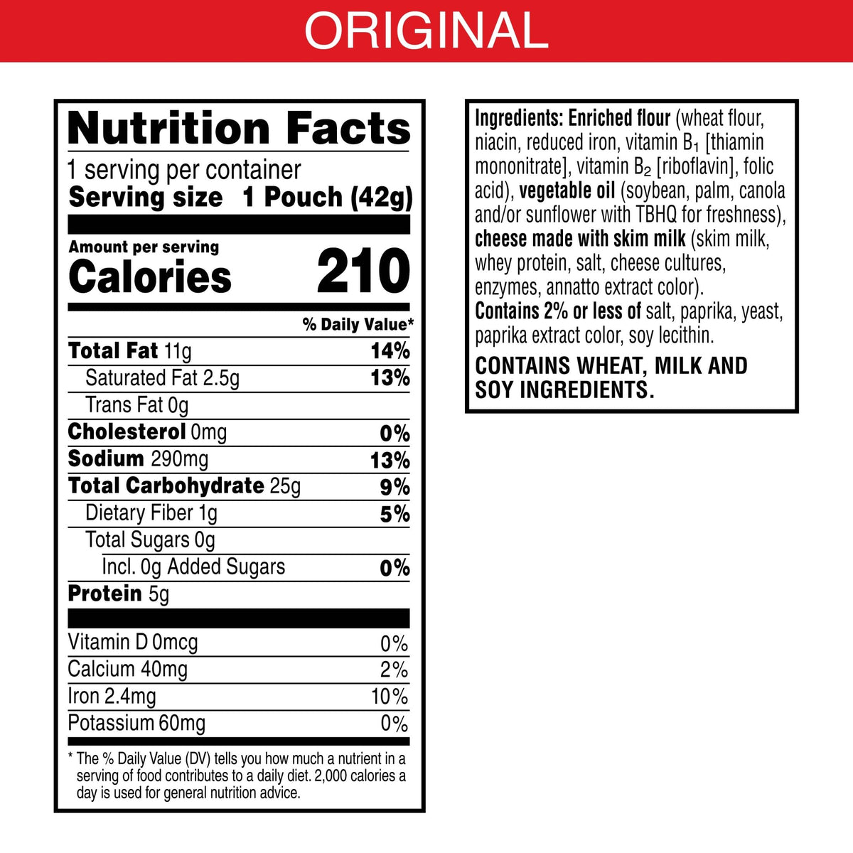 Crackers, Original, 1.5oz (60 Count) by Cheez-It – 1.5 Ounce (Pack of 60), Pack of 60, Model 2410012261