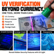 Dual Test Counterfeit Money Detector Pen by Dri Mark – 1 UV UV Light 3 Pen, Model 351UVB-DMAZ