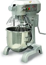 Omcan 17835 20qt GENERAL PURPOSE Mixer with Guard 3 attachments & Timer ETL