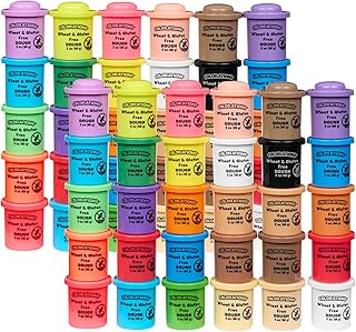 Colorations 60 Wheat & Gluten Free, 30 Color Variety Pack, 2 oz, Non-Toxic