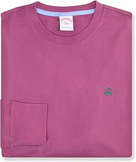 Brooks Brothers Mens Original Fit All Cotton Long Sleeve Basic Tee T-Shirt,
