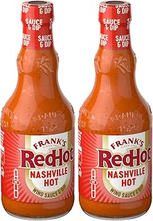 Frank's RedHot Nashville Hot Wings Sauce, 12 fl oz (Pack of 2)