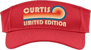 Curtis Retro 70s 80s Sunset Stripe Sport Sun Visor