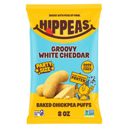 HIPPEAS Groovy White Cheddar / 8 Ounce (Pack of 1) / 1 Puffed Snacks