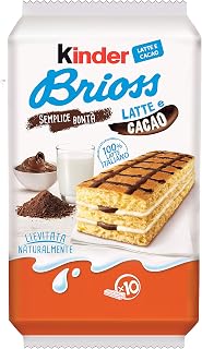 KINDER BRIOSS LATTE E CACAO From Italy 10 Pieces