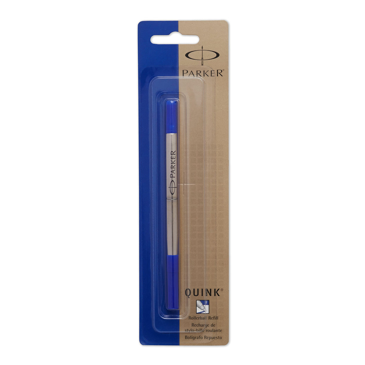 Quink Refill for Rollerball Pens by Parker – 1 ct, Ink, Blue, Model 3022331