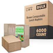 Stock Your Home 6000 / 25 Count Pack of 240 Disposable Napkins