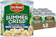 Del Monte Summer Crisp White Shoepeg Corn, 11 oz. Can (pack of 12)