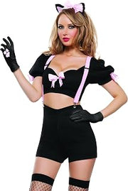 Starline Women's Pouncing Kitty Sexy 6 Piece Costume Set