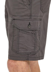 Men's Extreme Motion Swope Cargo Short by Lee – 36, Canvas, Shadow, Model 21861-28-36