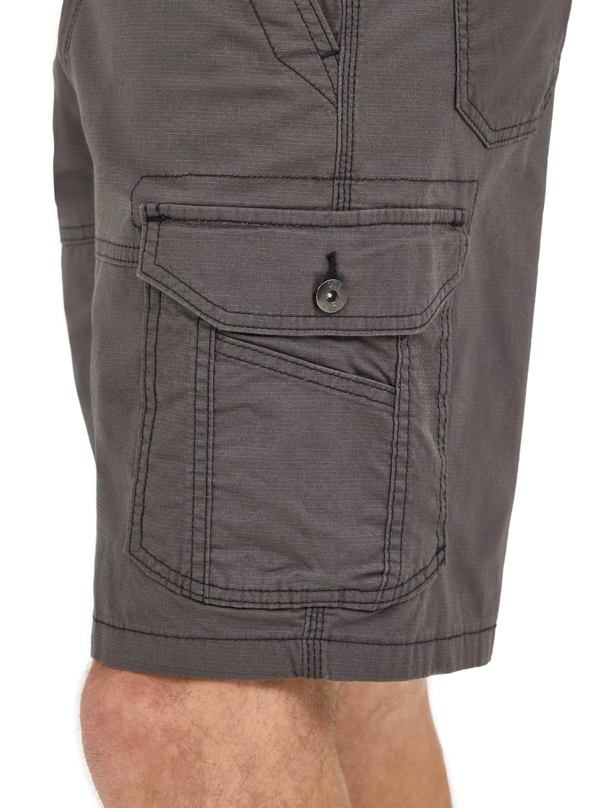 Men's Extreme Motion Swope Cargo Short by Lee – 36, Canvas, Shadow, Model 21861-28-36