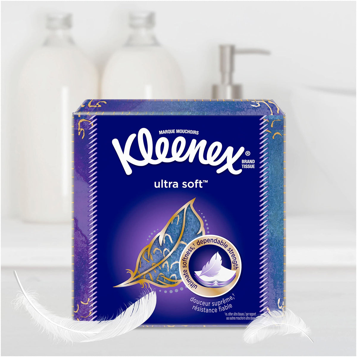 Ultra Soft Tissues by Kleenex – 1 Count (Pack of 12), White, Pack of 12, Model 50173CT