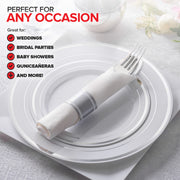 Stock Your Home 50 Count / Silver / Formal Spoons