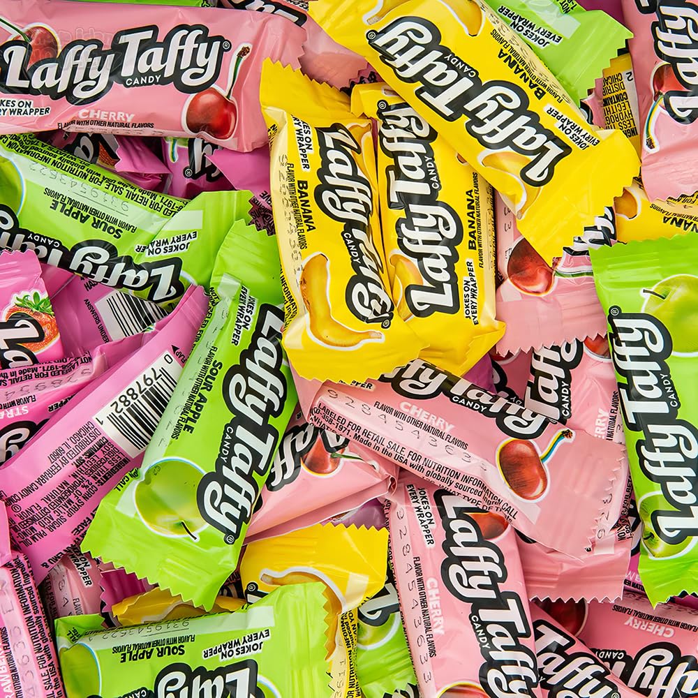 Assorted Candy Jar by Laffy Taffy – 145 Count (Pack of 1), CLEAR, Model 028000993801