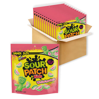 Watermelon Soft & Chewy Candy by Sour Patch Kids – 12 Ounce (Pack of 12), Green,Pink, Pack of 12