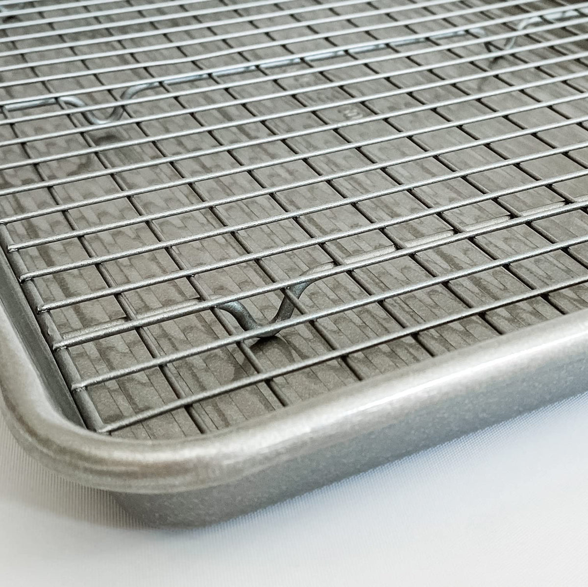 Half Sheet Baking Pan and Cooling Rack Set with 9x13 Inch Rectangular Lasagna and Brownie Pan by USA Pan – Aluminized Steel