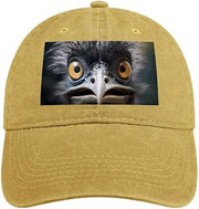 Baseball Cap Cowboy Dad Hat for Men Women Baseball Hat Emu Golf Dad Cap