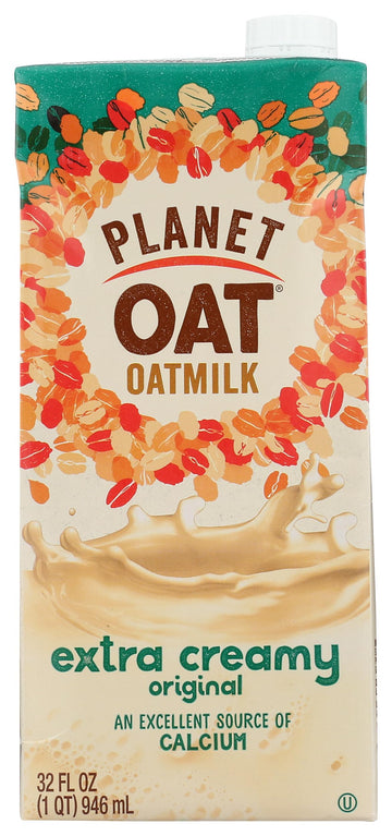 Oatmilk Extra Creamy, 32 Fl Oz by Planet Oat – 32 Fl Oz (Pack of 1), Model 0044100190797