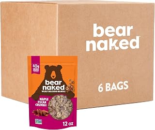 Bear Naked, Granola, Maple Pecan, Non-GMO Project Verified and Kosher Dairy, 4.5lb Case (6 Count)