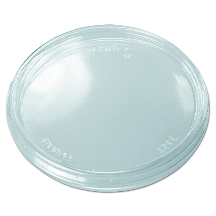 Dart 12CLR Clear Non-vented Lid - 12 Series (Case of 1000)