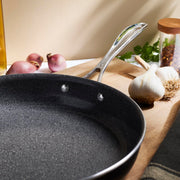 Capri Ceramic 3-pc Aluminum Ceramic Nonstick Fry Pan Set by HENCKELS – 3-pc, Aluminum, Gray, Pack of 3, Model 1033014