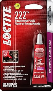 Loctite 38653 222 Purple Low Strength Thread Locker Tube - 6 ml
