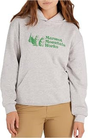 Women's Marmot for Life Hoody - Hooded Sweatshirt with Screen Printed Graphic, Double-Layer Hood and Kangaroo Pocket