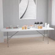 Flash Furniture Granite White / 8 feet / Standard Folding Tables