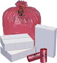 Pitt Plastics Linear Low Isolation Liners, 1.2-mil, 24" x 24", Red, Box Of 250