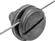Zareba Galvanized Line Clamps - 3 Pack - Attach Hookup Wire to Fence Line - Galvanized Wire Clamps - Includes 3