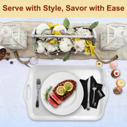 Gayimei Serving Platter, Melamine 20 x 13 Inch, White