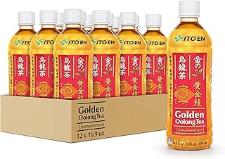 ITO EN Tea Golden Oolong Tea, Unsweetened, 16.9 Ounce (Pack of 12)