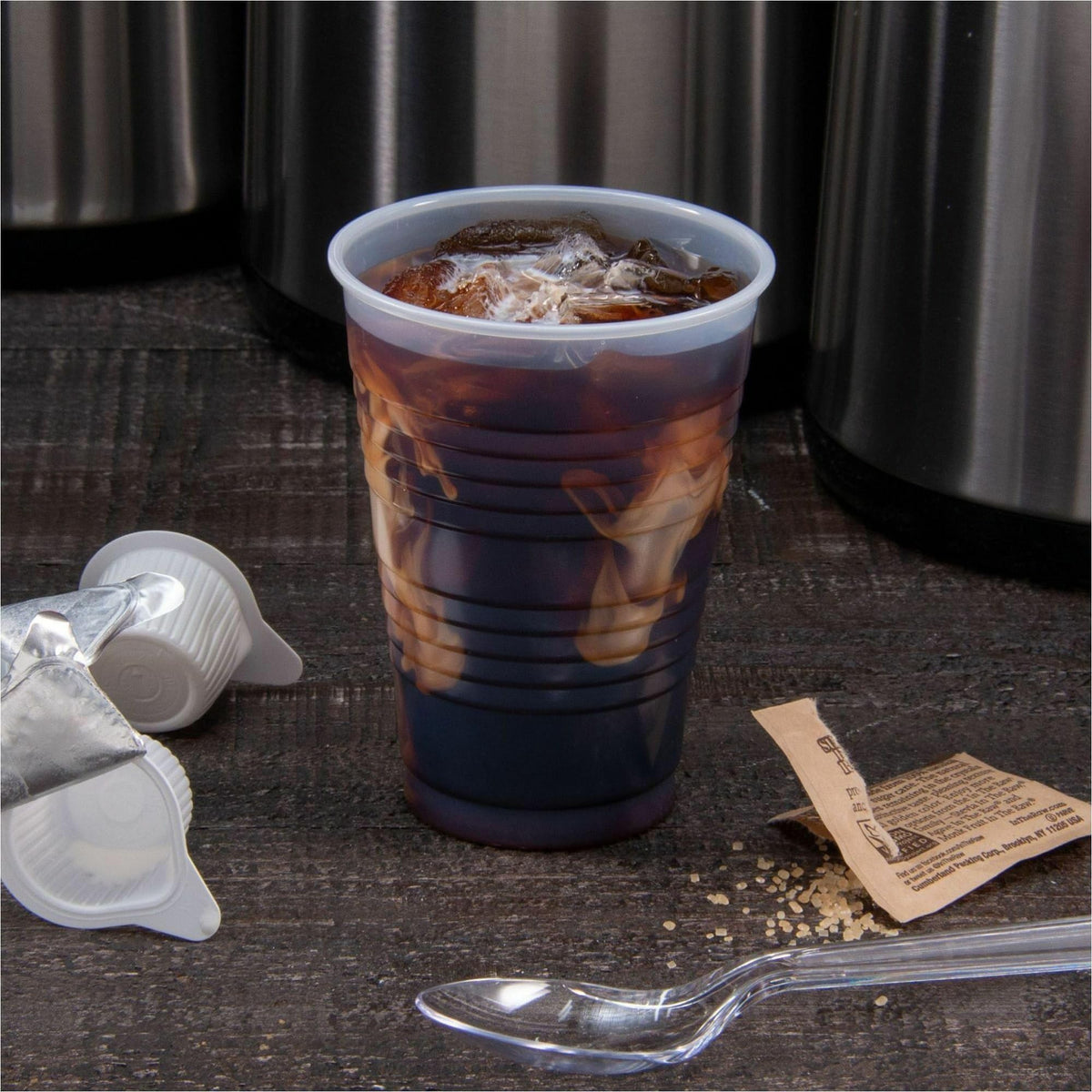 Clear Plastic Cups by DART – 7 ounces, 7.0 fluid_ounces, High Impact Polystyrene, Clear, Pack of 25
