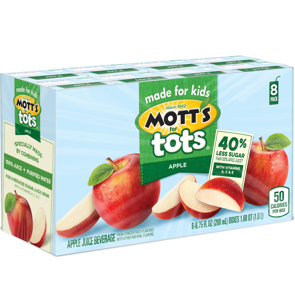 for Tots Apple by Mott's – 6.75 Ounce (Pack of 8), Pack of 8