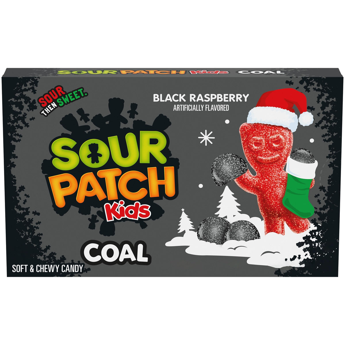 Sour Patch Kids Blue-Raspberry / 3.1 Ounce (Pack of 1) / black Gummy Candy