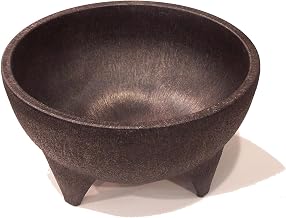 HS, Inc. - 224 oz. Charcoal Plastic "Grandote" Molcajete, 1 Each