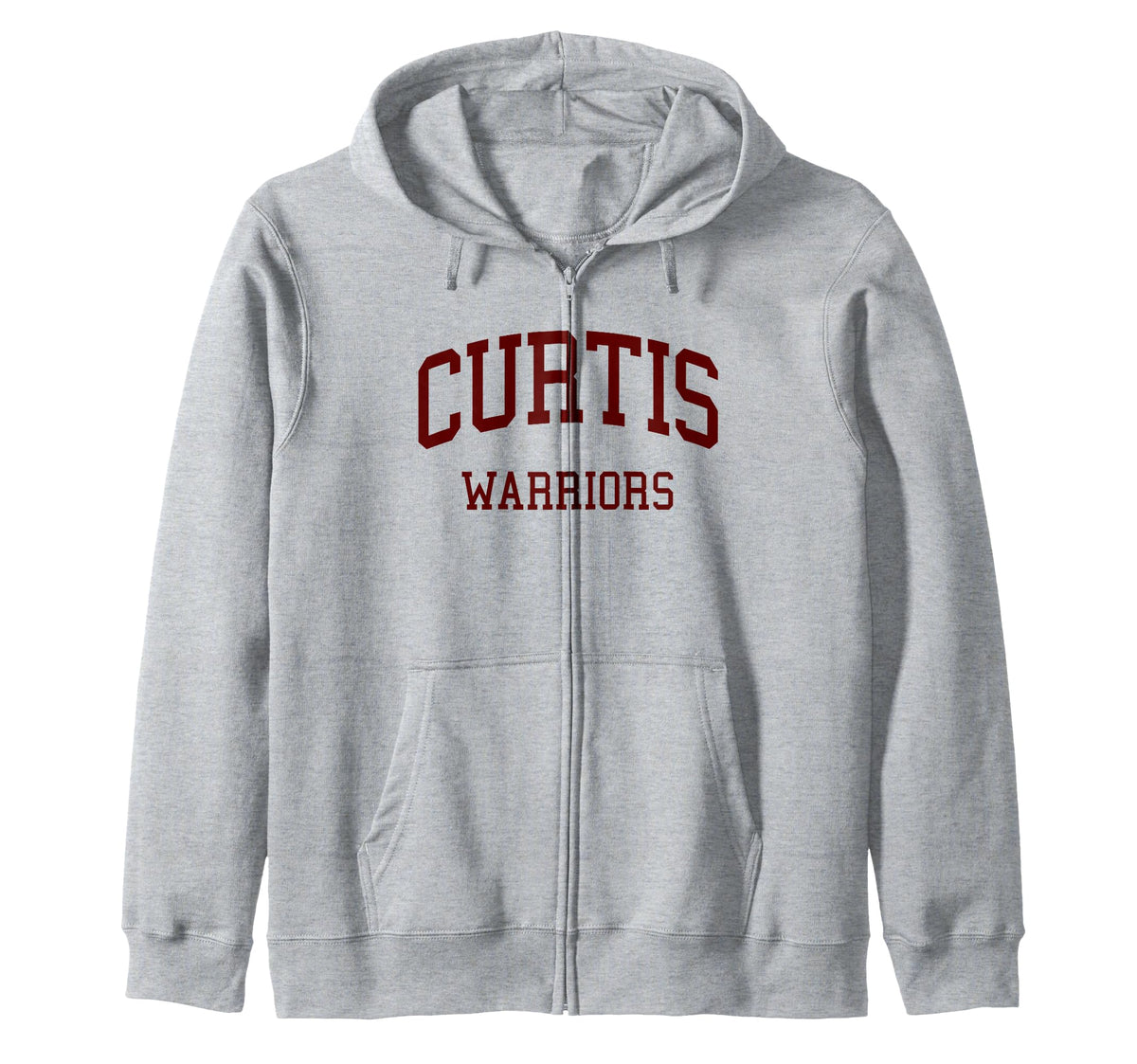 Curtis High School HS Staten Island NY Retro Zip Hoodie by Curtis High School T-Shirts & Gifts – Black, Model 8S0T97HEPN7
