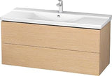 Duravit LC625301212 - L-Cube vanity unit f. P3, 2 drawers 555x1220x481mm, Brushed Oak