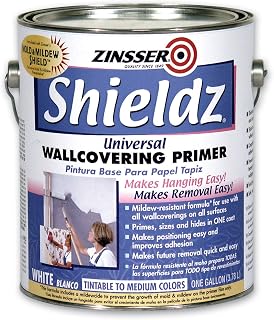 4-Pack of 1 gal Zinsser 02501 White Shieldz Universal Wallcovering Primer Sealer