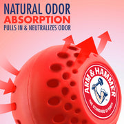 OdorBusterz® Odor Eliminator Balls by ARM & HAMMER – Red, Pack of 3, Model 48307