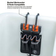 Mini Apron by KLEIN TOOLS – Tool Storage Apron, Nylon, Gray/Black/Orange, Model BC531S
