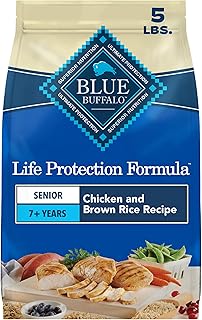 Blue Buffalo Life Protection Formula Chicken Senior 7+ Dry Dog Food, 5 lb