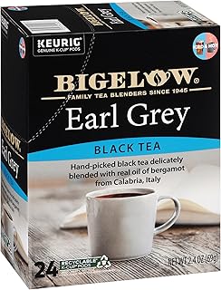 Bigelow Tea Bigelow Earl Grey Tea Keurig K-Cups, 24 Count (Pack of 4)